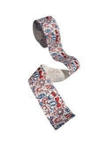 Red White and Blue 4th of July Fireworks Print Grosgrain Cheer Bow Ribbon (sold in 3 yard increments)