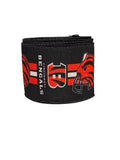 2.5 Inch Wired Bengals On Fire Football Team Ribbon (sold in 10 yard roll)