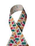 Colorful Popsicles Printed Grosgrain Cheer and Craft bow Ribbon (sold in 3 yard increments)