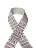 Red White Blue 4th of July Grosgrain Ribbon, Cheer Bow Making Supplies (3 Yards)