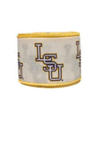 2.5 inch Louisiana College Craft Ribbon (sold in 10 yard roll)