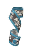 2.5 Inch Wired Eagles Multi Shaded Football Team Ribbon (sold in 10 yard roll)