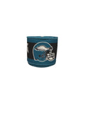 2.5 Inch Wired Eagles Multi Shaded Football Team Ribbon (sold in 10 yard roll)