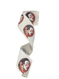 2.5 inch Wired Florida College Ribbon (sold in 10 yard roll)