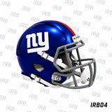 Football Helmet Resins Pack of 4, Football Craft Supplies, Sports Resin Embellishments, Wreath Bow Supplies, Football Party Favors