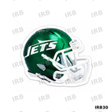 Football Helmet Resins Pack of 4, Football Craft Supplies, Sports Resin Embellishments, Wreath Bow Supplies, Football Party Favors
