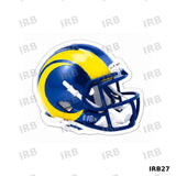 Football Helmet Resins Pack of 4, Football Craft Supplies, Sports Resin Embellishments, Wreath Bow Supplies, Football Party Favors
