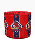 2.5 Inch Wired Cardinals Sports Team Ribbon (sold in 10 yard roll)