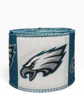 2.5 Inch Wired Eagles Football Sports Team Ribbon (sold in 10 yard roll)