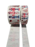1.5 or 3 Inch Wide Holiday Soldier Nutcrackers Dancer Printed Grosgrain Hair Bow Ribbon for Crafts (sold in 3 yard increments)