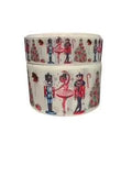 1.5 or 3 Inch Wide Holiday Soldier Nutcrackers Dancer Printed Grosgrain Hair Bow Ribbon for Crafts (sold in 3 yard increments)