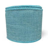 2.5 Inch Wired Solid Teal Ribbon on Canvas (sold in 10 yard roll)