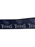 2.5 Inch Wired Titans Football Sports Team  Ribbon (sold in 10 yard roll)