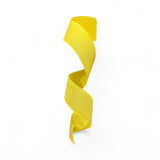 2.5 Inch Wired Solid Yellow Ribbon on Canvas (sold in 10 yard roll)