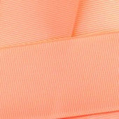 2 Yards of 3" Wide Peach Solid Grosgrain Cheer Bow Ribbon