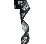 2.5 Inch Wired Eagles Football Sports Team Ribbon (sold in 10 yard roll)